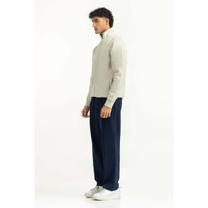 เสื้อคอปกแบบสบายๆ ถักนิตติ้ง ซิปหน้า รุ่น MN-KNZ-WS25-003 B สำหรับฤดูใบไม้ร่วง ทรงปกติ - Product Image 5