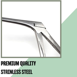 Mordazas dentadas Micro Orejas Pinzas de cocodrilo Precisión manual Instrumentos quirúrgicos ENT Ligero Logotipo personalizado Acero inoxidable - Product Image 5