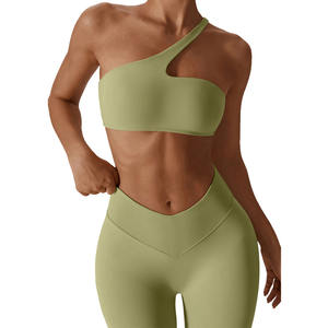 Sportswear Yoga Clothes Set <b>Leggings</b> and Tops Fitness Sports Suits <b>Gym</b> Clothing Bra Pants Sets Running Sport Outfit for Woman - Product Image 2