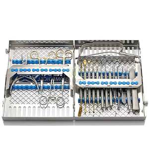 Kit de Cirugía Dental Oral, Instrumentos Quirúrgicos de Acero Inoxidable, Alta Calidad, Premium, Reutilizable, Juego Completo - Product Image 1