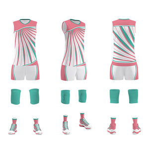 เสื้อเจอร์ซีย์วอลเลย์บอลพิมพ์ลายดิจิตอลระบายอากาศได้ดีสำหรับผู้ชายปรับขนาดได้และปรับแต่งสีได้บริการ OEM ดีไซน์ใหม่ - Product Image 3