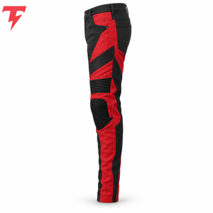 Pantalon de motard en mesh, style course, unisexe, toutes saisons, avec tissu ventilé, coupe confortable, construction fiable, moto - Product Image 3