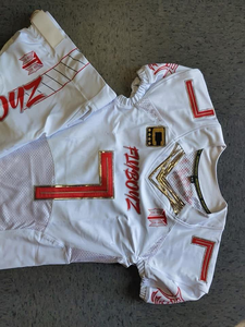 Uniformes de football américain bon marché personnalisés OEM Forfait de football d'équipe de qualité Maillot de football américain - Product Image 5