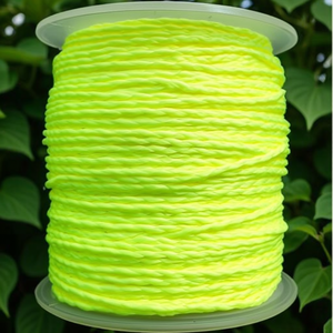 Cordón de Polipropileno Fluorescente Amarillo para Pavimentación, 100 m de Largo y 1.7 mm de Diámetro, 30 kg por Paquete, para Suministros de Jardinería - Product Image 3