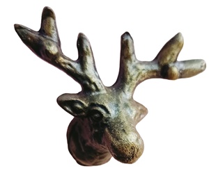 Poignées de meubles modernes en laiton antique en fonte de renne pour tiroirs, armoires, commodes, cuisine, salle de bain, salon - Product Image 2