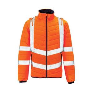 Veste de sécurité réfléchissante et imperméable AquaShield Pro Tissu à séchage rapide et conception flottante pour marine fabriquée au Pakistan. - Product Image 1