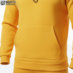 Sudadera con capucha Rosa acogedora de gran tamaño para hombre, estampado personalizado Premium, Material de algodón suave, bolsillo frontal canguro para sudaderas con capucha de invierno para hombre - Product Image 4