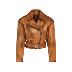 Haute qualité sur mesure vente chaude femmes moto cuir gilet qualité supérieure élégant respirant coupe-vent Vintage - Product Image 1