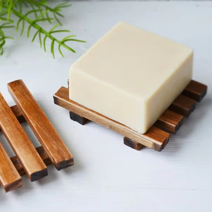 Plato de baño para ducha, cascada de bambú, fregadero de cocina, jabonera personalizada, soporte de esponja, jabonera de madera, bandeja de jabón de baño - Product Image 1