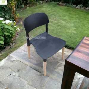 โรงงานขายเก้าอี้รับประทานอาหารไม้เฟอร์นิเจอร์บ้านกลางแจ้งปรับไม้ที่ทันสมัยร้านอาหารกลางแจ้งเก้าอี้สวน - Product Image 5