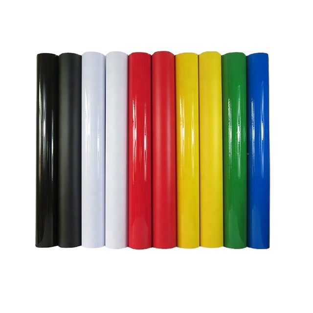 Glossy Matte Self Adhesive PVC Color Vinyl Film for Cutting Plotter Letter Cutting 80micron Thick Opaque Permanent Adhesive for