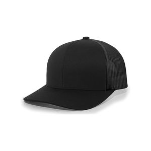 Casquette de camionneur structurée réglable, profil haut, devant en mousse, panneau arrière en maille respirante, logo personnalisable - Product Image 4
