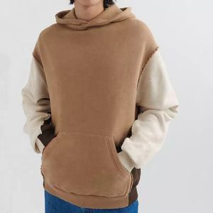 เสื้อฮู้ดแบบสวมหัวสำหรับผู้ชาย,เสื้อผ้าแฟชั่นสไตล์ฮิปฮอปเฮฟวี่เวทแบบกำหนดเองไซส์ใหญ่พิเศษ - Product Image 3