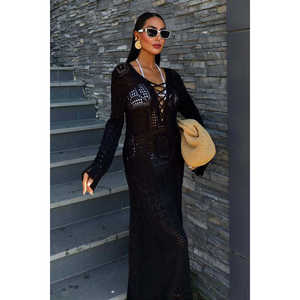 Vestido Elegante Birit 2838 con Detalles Calados, Traje de una Pieza - Product Image 5