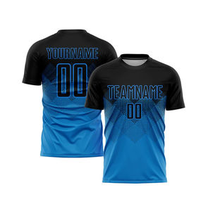 100% Polyester séchage rapide léger respirant uniformes d'entraînement Logo personnalisé Sublimation Football maillot ensemble Football Club équipe - Product Image 4