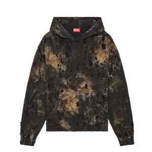 Meilleure Vente – Sweat à Capuche Polaire Homme Hiver, Qualité Supérieure, Effet Délavé Acide, Design Vieilli, Respirant, Confortable, Brodé, OEM, 100% Coton - Product Image 1