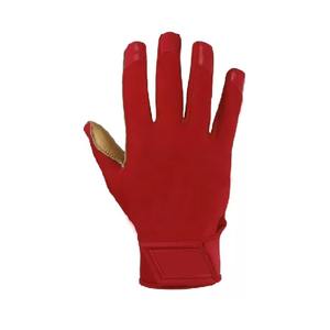 Gants de frappe de baseball en cuir de qualité supérieure pour hommes, couleur et logo personnalisables, antidérapants, résistants à l'usure, usage professionnel - Product Image 2