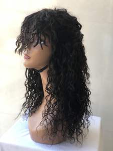 Peluca de cabello humano Bob rizado Natural virgen India de un solo donante 100% para mujeres negras estilo fácil de usar con proveedor mayorista de Base de seda - Product Image 4