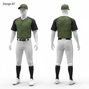 Uniforme de baseball personnalisé, tissu léger, design en maille sublimée, vêtements de sport d'équipe - Product Image 3