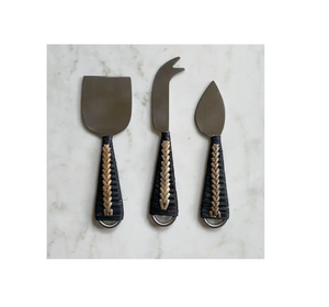 ชุดชีสหวายทำจากทองเหลืองเป็นมิตรต่อสิ่งแวดล้อมชุดชีสขัดเงาสำหรับเครื่องครัวในบ้าน - Product Image 6