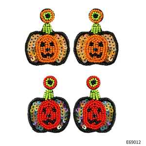 Pendientes de Cuentas de Diseño Moderno, Elegantes Pendientes de Cuentas de Semillas Hechos a Mano, Joyería Artesanal Única y de Moda, Diseño Creativo - Product Image 5