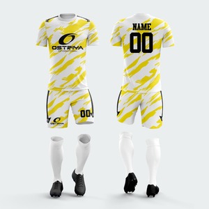 Uniforme de Fútbol Personalizado por Sublimación, Conjunto de Camiseta y Pantalones Cortos de Fútbol, Últimos Diseños, Uniforme de Fútbol Juvenil para Venta en Línea - Product Image 5