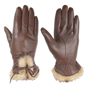 Gants d'hiver tendance en cuir véritable personnalisables, robustes, doux, respirants et écologiques, pour l'extérieur – Vente chaude - Product Image 6