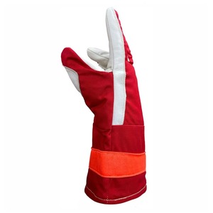 ถุงมือเชื่อมหนังปลอดภัยถุงมือเชื่อมหนังสังเคราะห์สไตล์ใหม่ล่าสุด - Product Image 4