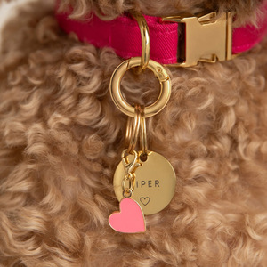 愛犬用首輪チャーム、ペット用首輪チャーム、マルチエナメルフラワー、恋人用首輪チャーム、カスタムペットジュエリー、卸売 - Product Image 4