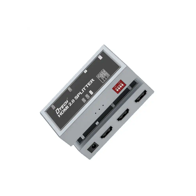 DTECH Full HD 1080P 60Hz 4K Support Smart EDID HDCP2.2 Port 1X2 Splitter for 4K TV DVD