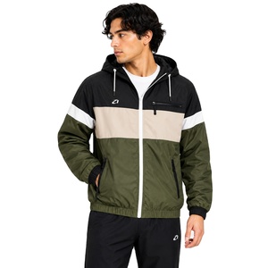 Rainbow <b>Spray</b> ODM/OEM Long Sleeve Crop Zipper Men <b>Jackets</b> Casual Color Block Patchwork Design Windbreaker Hooded <b>Jackets</b> <b>for</b> Men - Product Image 1