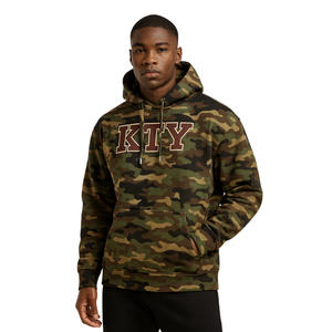 KAP Camo Pullover Sweat à capuche Premium Cotton Blend Greek Fraternity Apparel Custom Divine Nine HBCU Greek Life Causal Clothing - Product Image 1