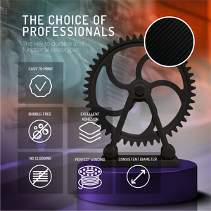 Filamento de Impresión 3D WINKLE ABS de 1.75mm y 1kg, Alta Resistencia y Resistente al Calor, Piezas Funcionales para Impresoras 3D, 3 Colores, 230-260C - Product Image 4