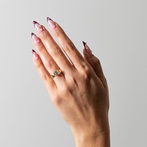 แหวนครบรอบเพชรโมอิส2กะรัตคุณภาพสูง VVS2สีเงินเจียระไนแบบ925สีคมชัด - Product Image 1