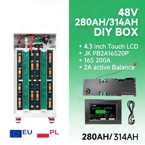 Аккумулятор LiFePO4 класса А для солнечных систем, 15 кВт, 16 кВт, 32 кВт, 8000 циклов, 51.2В, 280Ач, 314Ач, с BMS JK 200A V19, складной, для складирования, в наличии на складе в Польше. - Product Image 6