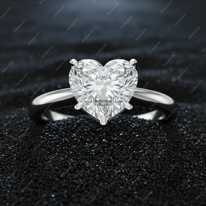 Ideas de regalos de Navidad originales, anillo de diamantes único de 25 quilates con corte de corazón, personalizado para mamá, papá, esposa, marido, joyería por menos de 50 para 2025 - Product Image 1