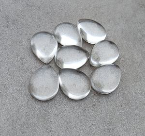 Piedra de cuarzo transparente Natural de alta calidad con forma de pera, piedra de punta de cristal rosa, Mineral curativo de arcoíris para la fabricación de joyas - Product Image 6