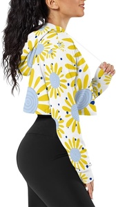 Sudadera con Capucha Corta para Mujer, Diseño Moderno, Hombros Caídos, Estampado Animal Sublimado, Ropa Urbana de Invierno - Product Image 5