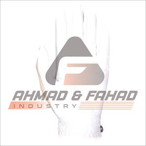 Custom Logo Indonesia Cabretta Genuine Leather <b>Golf</b> <b>Glove</b> Soft White Color Breathable and Hand Grip Features for Sports - Product Image 1