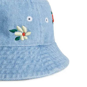 Sombrero de cubo acolchado con sensación acogedora para días fríos y diversión al aire libre Sombrero de cubo de estilo hecho de algodón con acabado lavado - Product Image 4