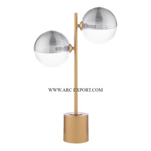 Solid Brass Table <b>Decorative</b> Floor Lamps Custom Shape Home Commercial Usage Lightening Lamps for Wedding and Events <b>Party</b> Use - Product Image 2