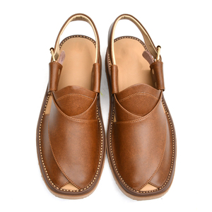 Chappal peshawari moderne et élégant avec boucle en cuir pur fait à la main sur mesure semelle souple premium confort traditionnel - Product Image 5