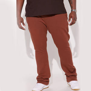 Pantalon de jogging pour homme de haute qualité, taille mi-haute, coupe oversize, en molleton de coton et polyester respirant, multi-poches, style urbain - Product Image 2