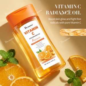 Aceite de masaje corporal orgánico natural OEM con vitamina C para blanquear la piel y eliminar manchas oscuras, aceite de ácido kójico para piel negra - Product Image 6