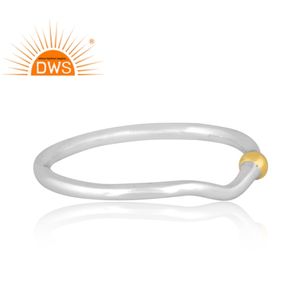 Anillo de banda de Plata de Ley 925 fino, joyería personalizada para mujer, regalo para su colección Dainy - Product Image 3