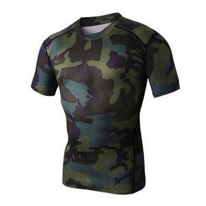 Camiseta de Compresión Deportiva para Hombre, Corte Ajustado, 100% Algodón, Manga Larga, Transpirable, Secado Rápido, Cuello Redondo, Impresión por Sublimación Personalizada - Product Image 3