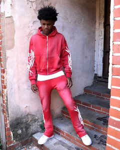 ชุดจ็อกเกอร์สตรีทแวร์ผู้ชายสุดฮิตปี 2026 แบบสั่งทำพิเศษ ตกแต่งด้วยงานปะติดปะต่อ ลายปัก พิมพ์ลาย ผ้าฝ้าย 100% ระบายอากาศได้ดี - Product Image 1