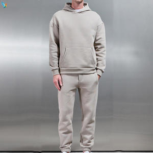 Survêtements de sport en molleton pour hommes, de haute qualité, légers, décontractés, pour l'hiver, style streetwear - Product Image 2