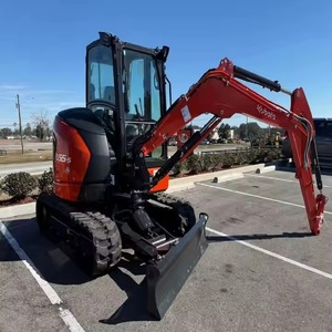 Mini excavadora con motor Kubota, capacidad de 1 tonelada y 2 toneladas, envío gratis, nueva excavadora china de granja pequeña, compatible con Epa - Product Image 2