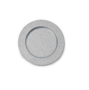 Placa de cargador de metal decorativa más vendida con un acabado Gris Premium para mesa de comedor y ocasiones especiales - Product Image 6